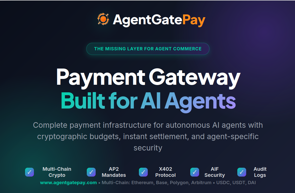 AgentGatePay Screenshot